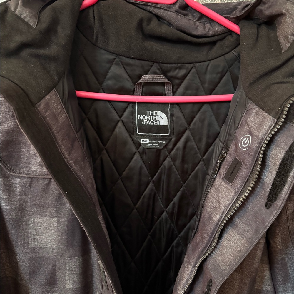 The North Face Gray Patterned Performance Jacket - Picture 3 of 5